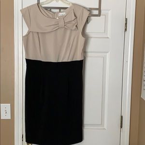 Tan & Black Olivia Matthews Dress